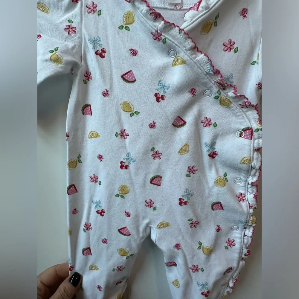 Kissy Kissy Tropical Dreams Ruffle Footie (Size Newborn)